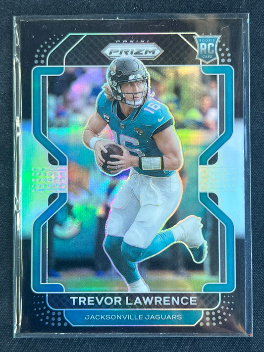 2021 Panini Chronicles - Prizm Black Trevor Lawrence #PB-1 Silver Prizm (RC)