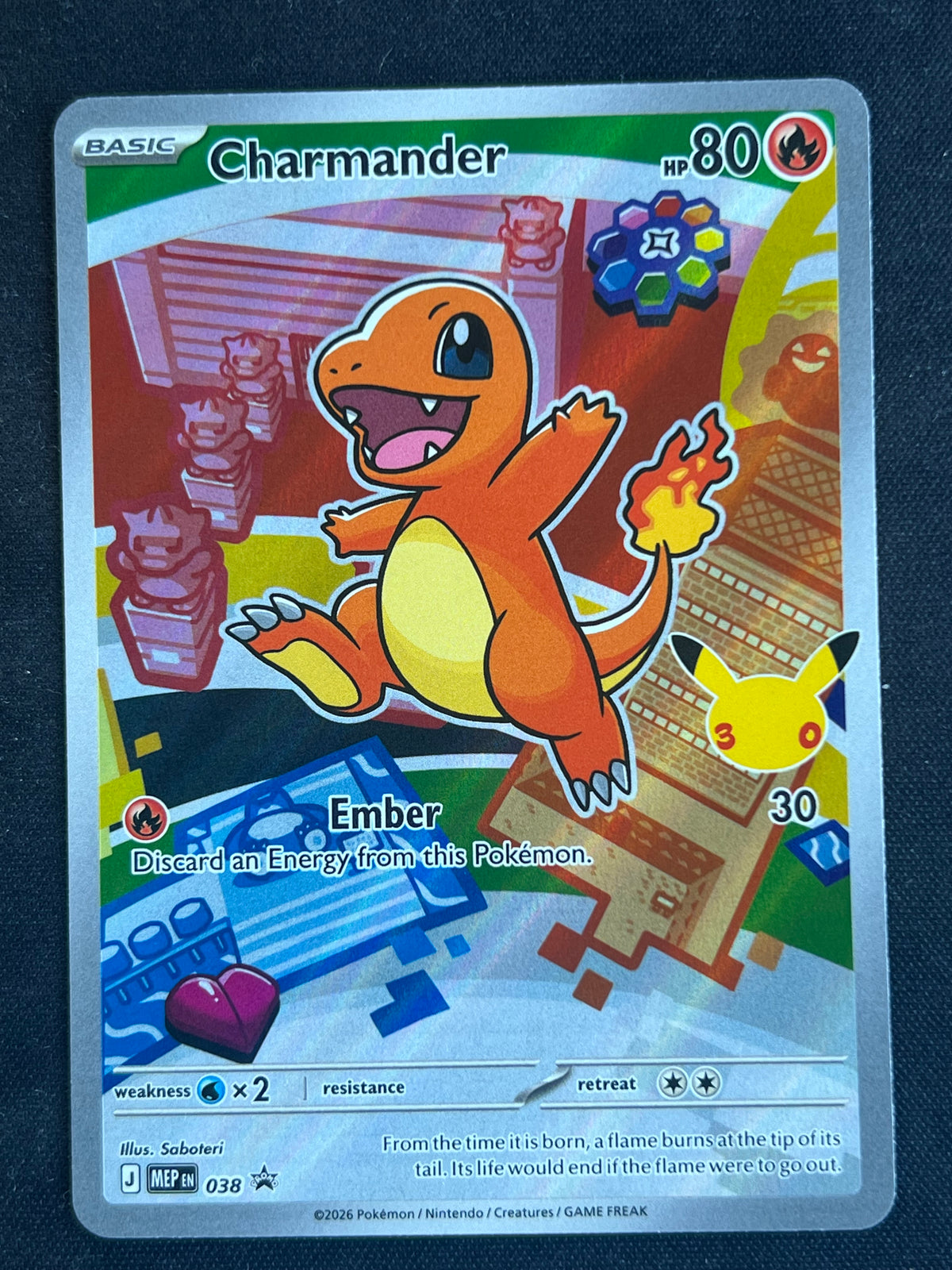 Charmander - 038 - ME: Mega Evolution Promo (MEP) NM Pokemon