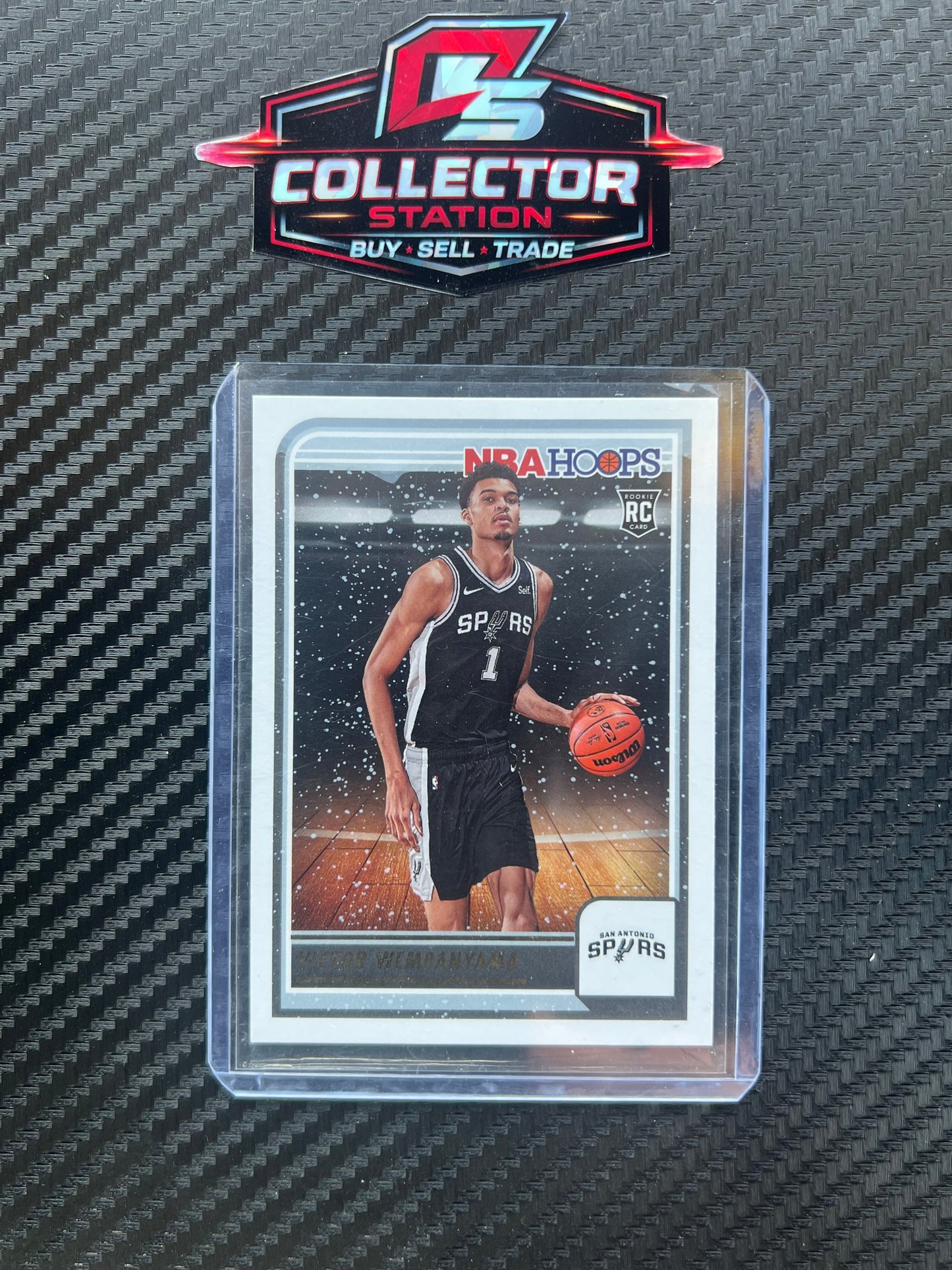2023-24 Panini Hoops #277 Victor Wembanyama Winter Rookie Card