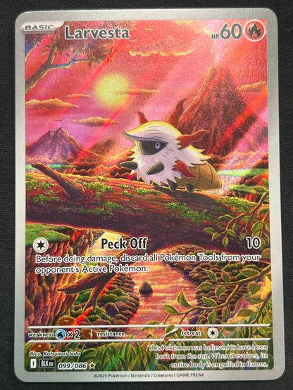 Larvesta - 099/086 - SV: Black Bolt (BLK) Pokemon