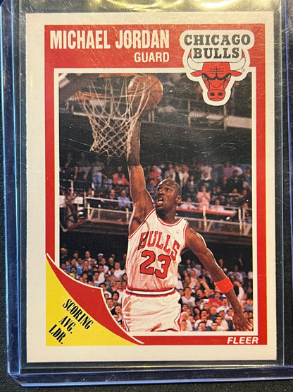 1989-90 Fleer #21 Michael Jordan Bulls