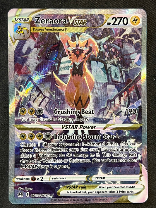 Zeraora VSTAR - SWSH: Crown Zenith: Galarian Gallery (CRZ:GG) NM Pokemon