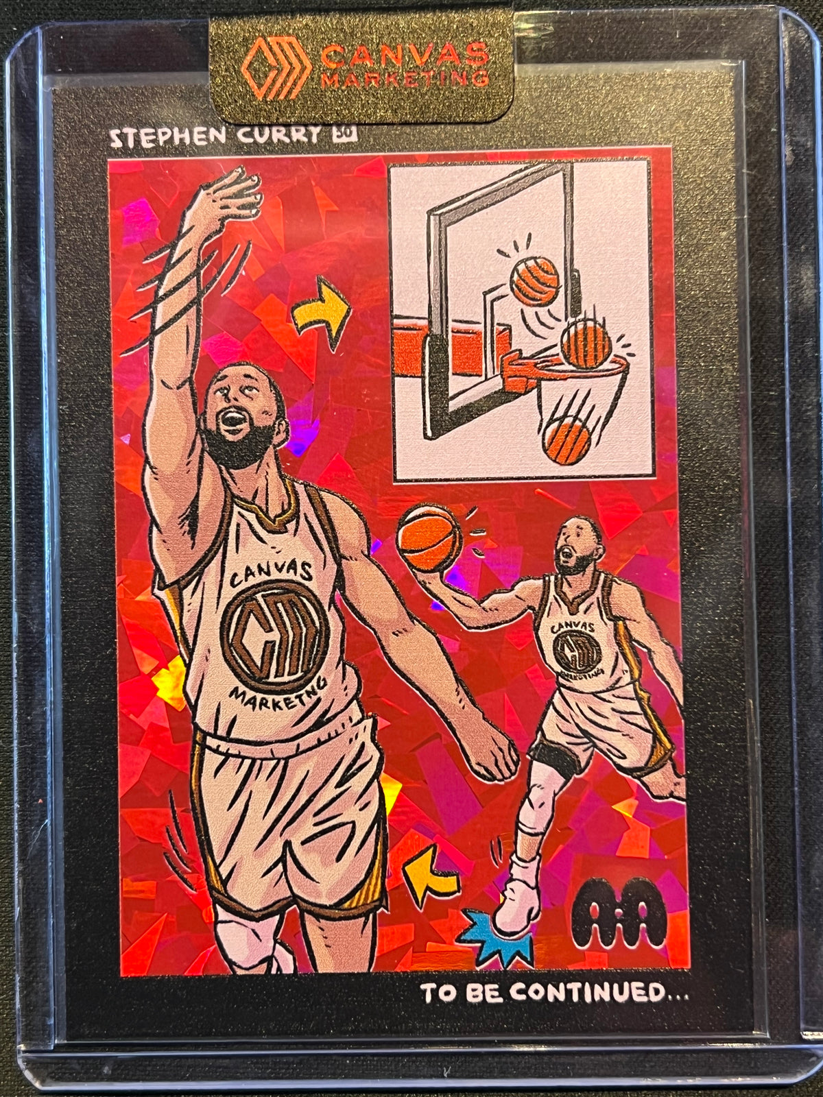 2026 Canvas Marketing Stephen Curry "Reverse Layup" Pink Ice /150