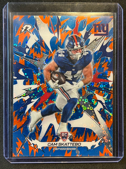 2026 Topps Resurgence Cam Skattebo Blue And Orange Disco #168 Giants