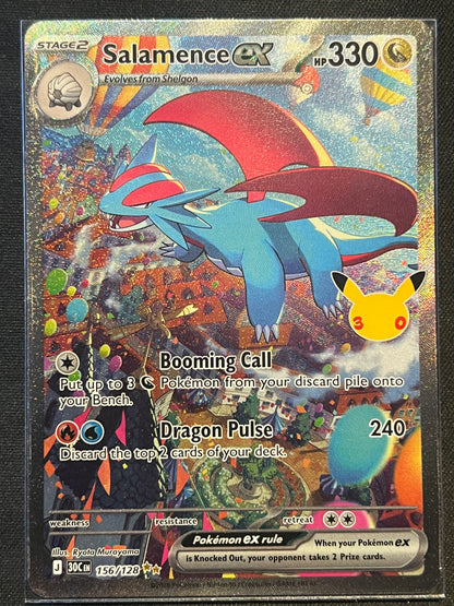 Salamence ex - 156/128 - ME: 30th Celebration (30C) NM Pokemon