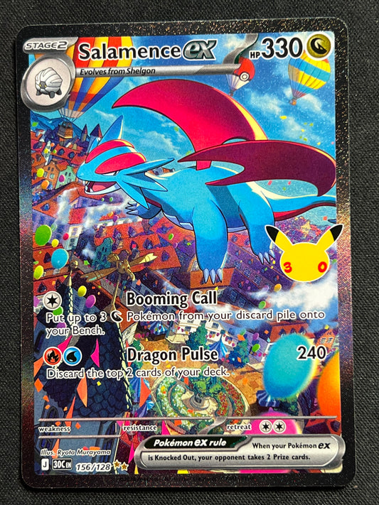 Salamence ex - 156/128 - ME: 30th Celebration (30C) NM Pokemon