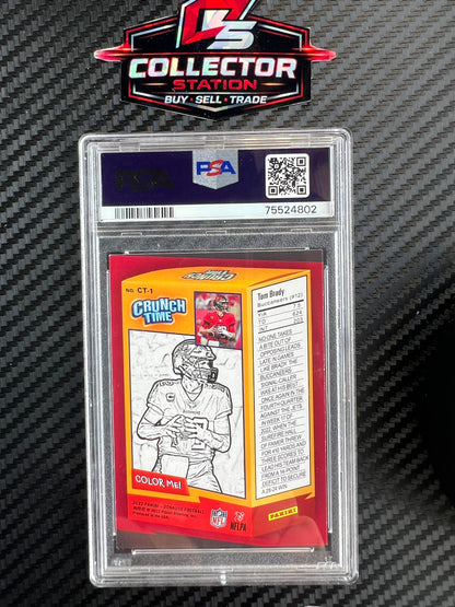 2022 DONRUSS TOM BRADY CRUNCH TIME #CT1 PSA 8