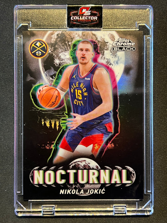 2025-26 Topps Chrome Black Nikola Jokic SSP Nocturnal #NO-3