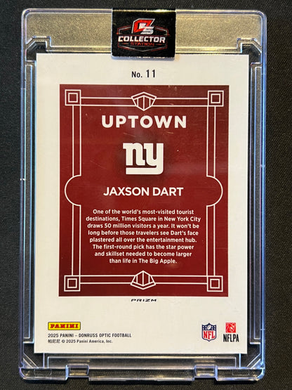 2025 Panini Donruss Optic Uptown! Jaxson Dart #11