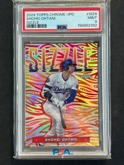 2024 Topps Chrome Update Series - Sizzle Shohei Ohtani #SIZ-8 PSA 9 SSP