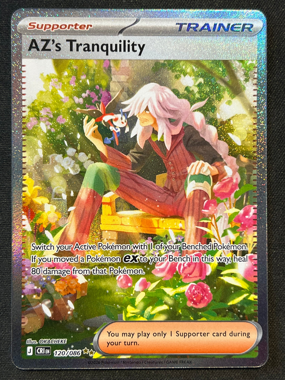 AZ's Tranquility - 120/086 - ME04: Chaos Rising (CRI) NM Pokemon