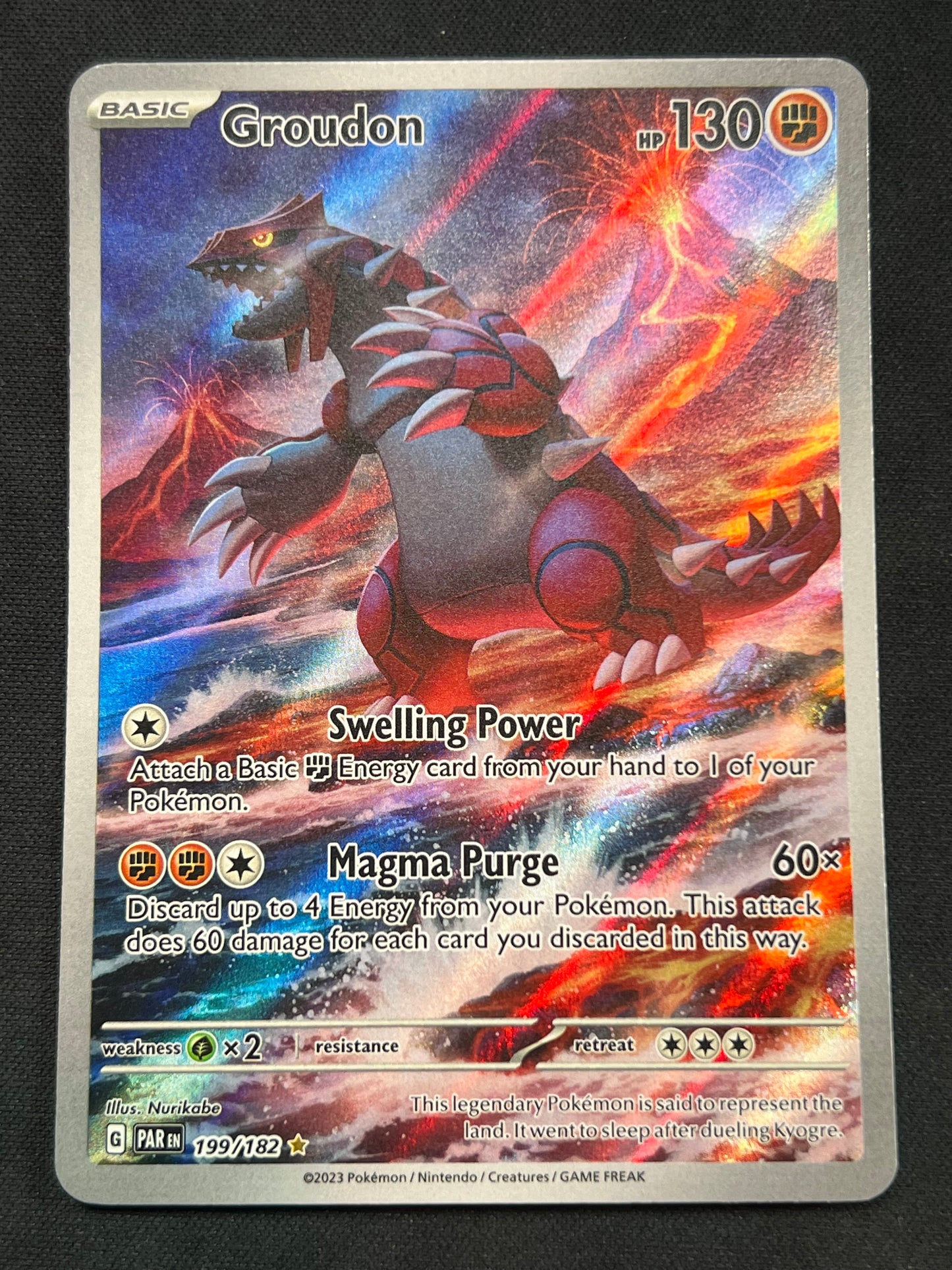 Groudon - 199/182 - SV04: Paradox Rift (PAR) Pokemon