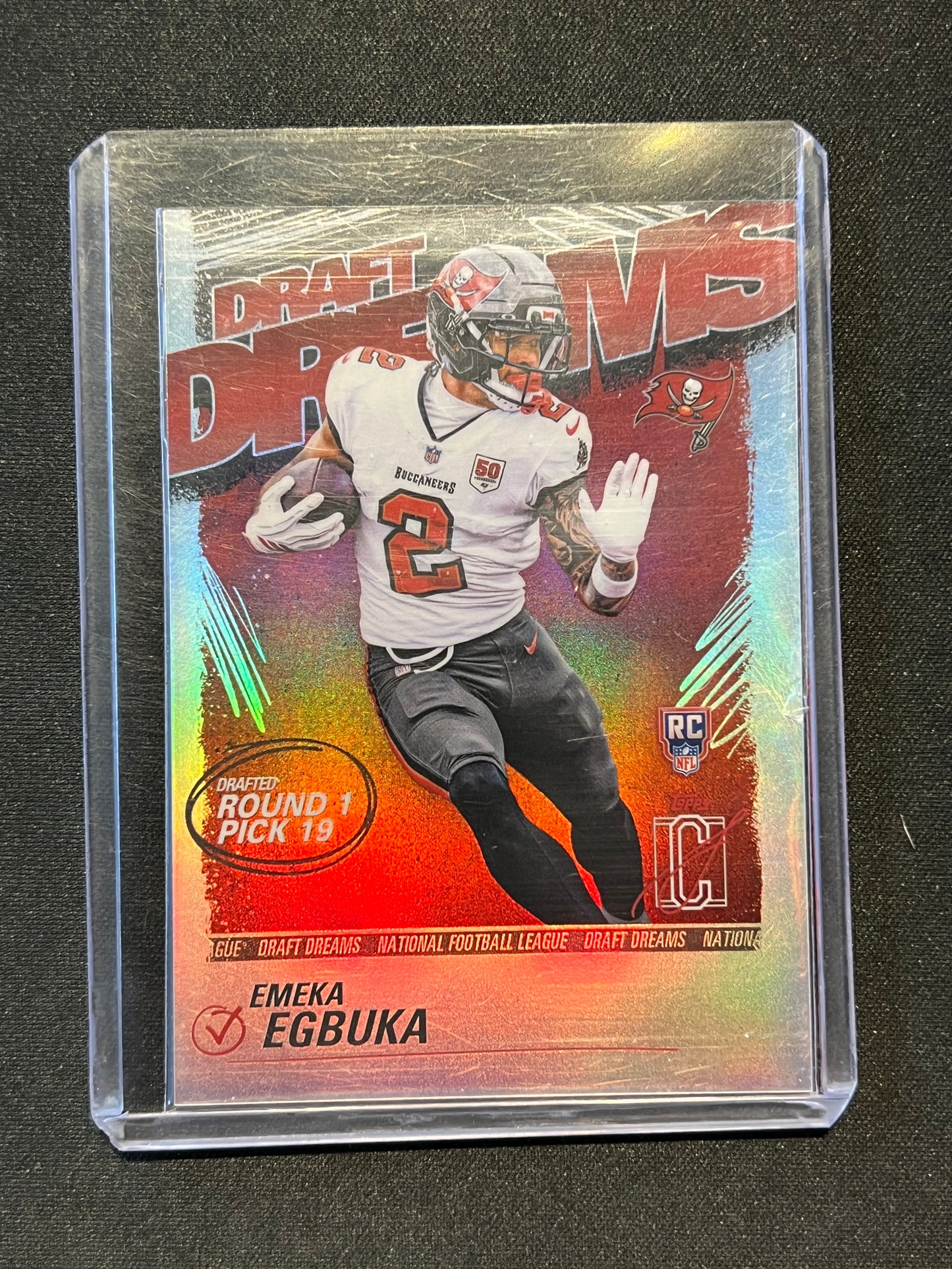 Topps Chrome Signature Series Draft Dreams Emeka Egbuka Case Hit #DD-5