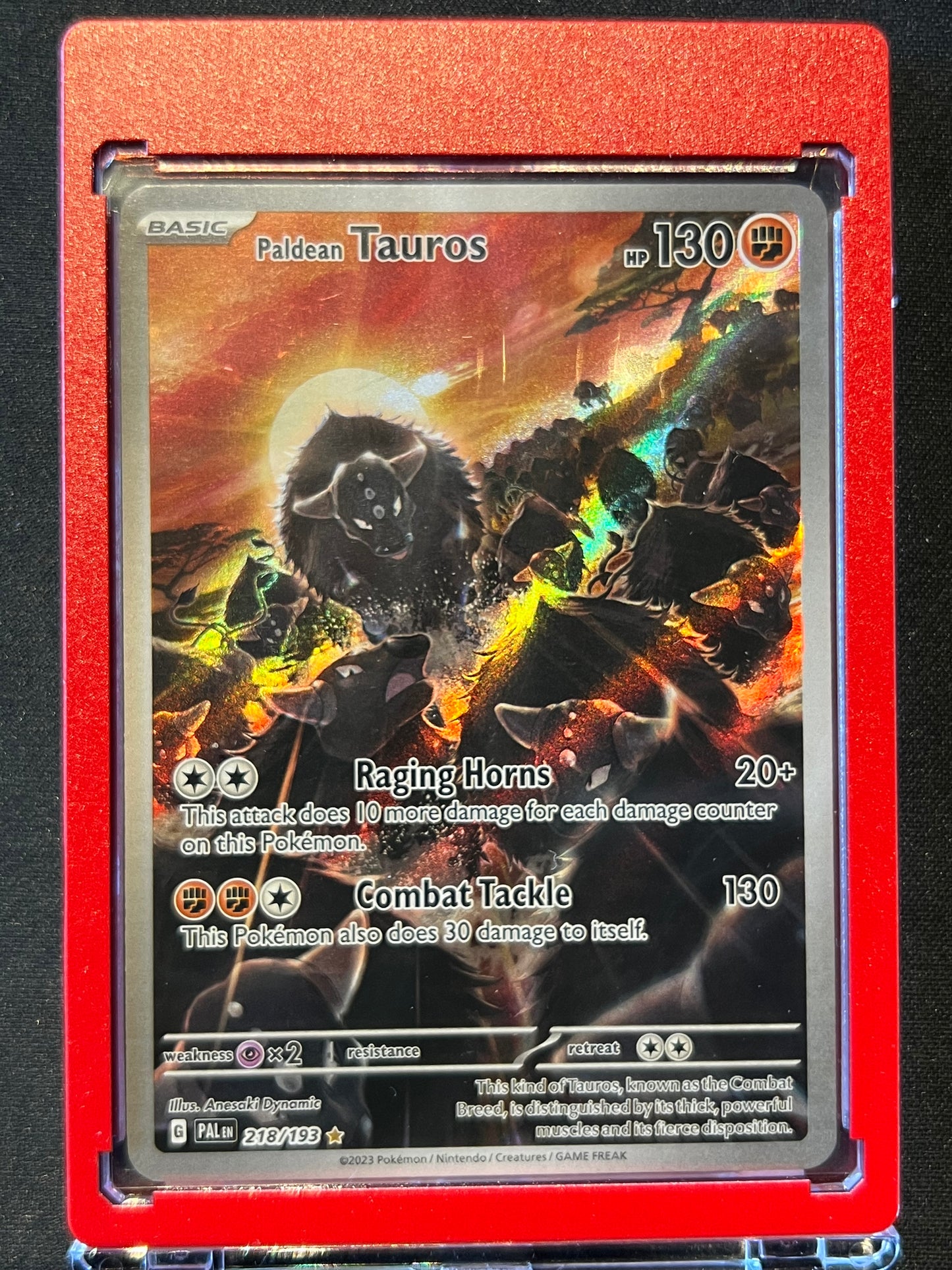 Paldean Tauros - 218/193 - SV02: Paldea Evolved (PAL)