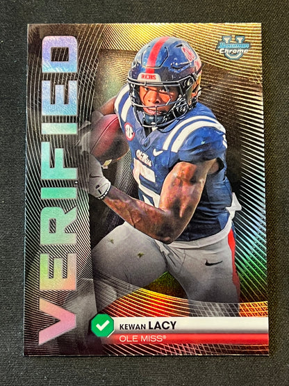 2026 Bowman Chrome U Kewan Lacy Verified Refractor #BV-12