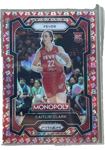 Panini 2024 Prizm Caitlin Clark Free Parking Cracked Ice RC
