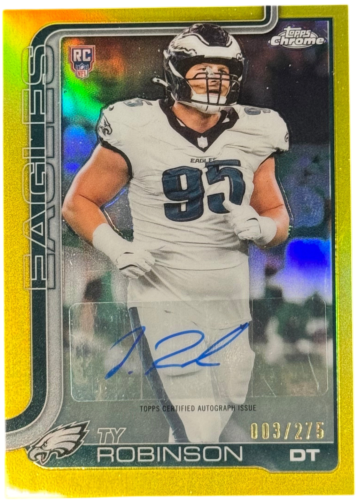 2025 Topps Chrome Gold Ty Robinson Rookie Autograph /50 #RRA-TYR