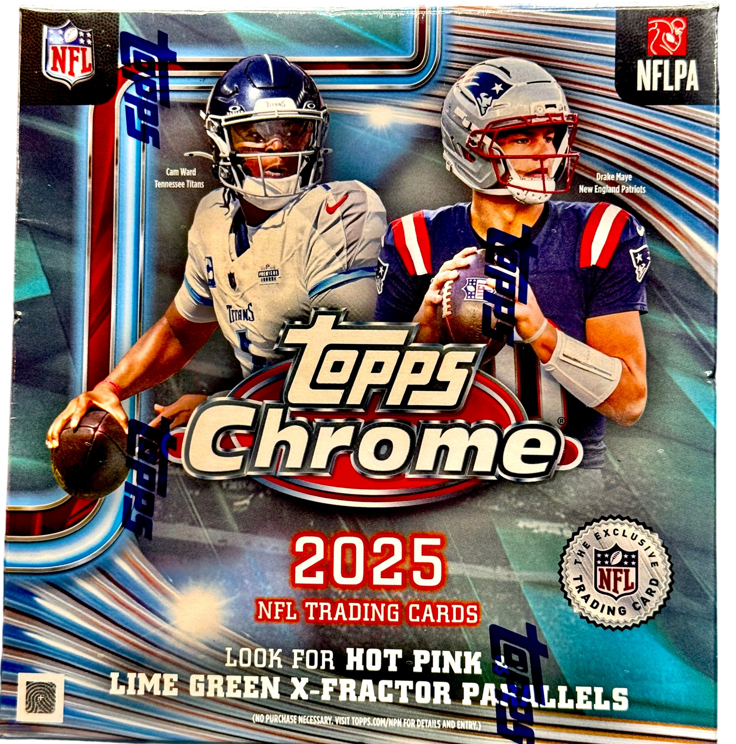2025 Topps Chrome Football Mega Box