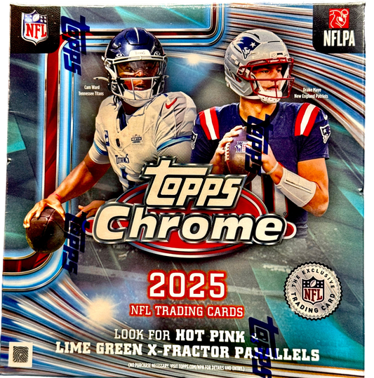2025 Topps Chrome Football Mega Box
