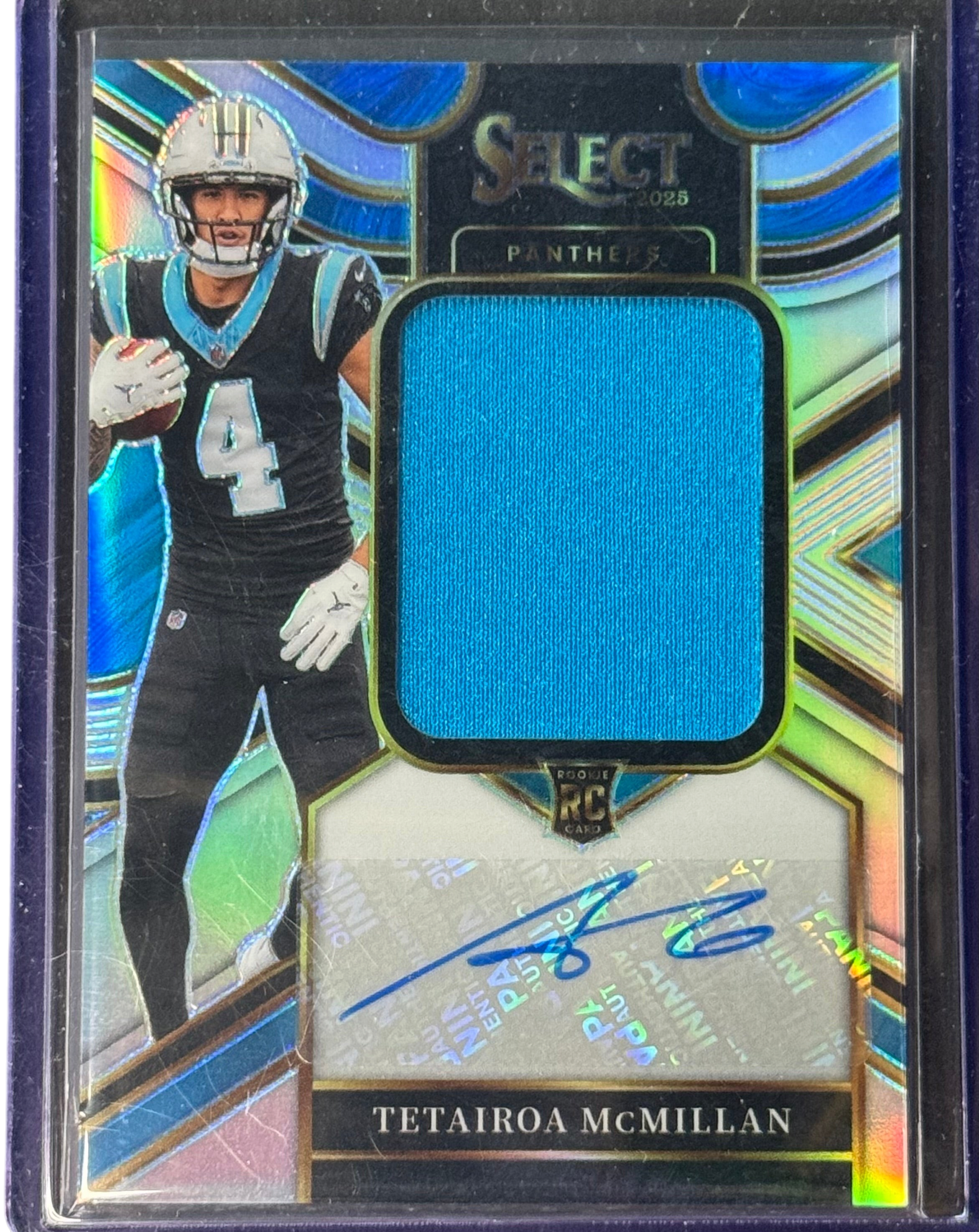 2025 Panini Select Jumbo RPA  Tetairoa McMillan /249 #JRS-TMN (RC)