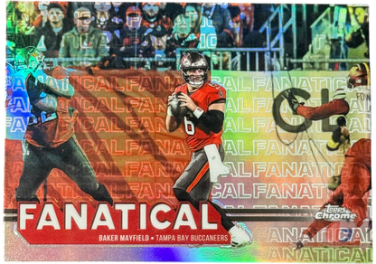 2025 Topps Chrome Baker Mayfield Fanatical #FF-27