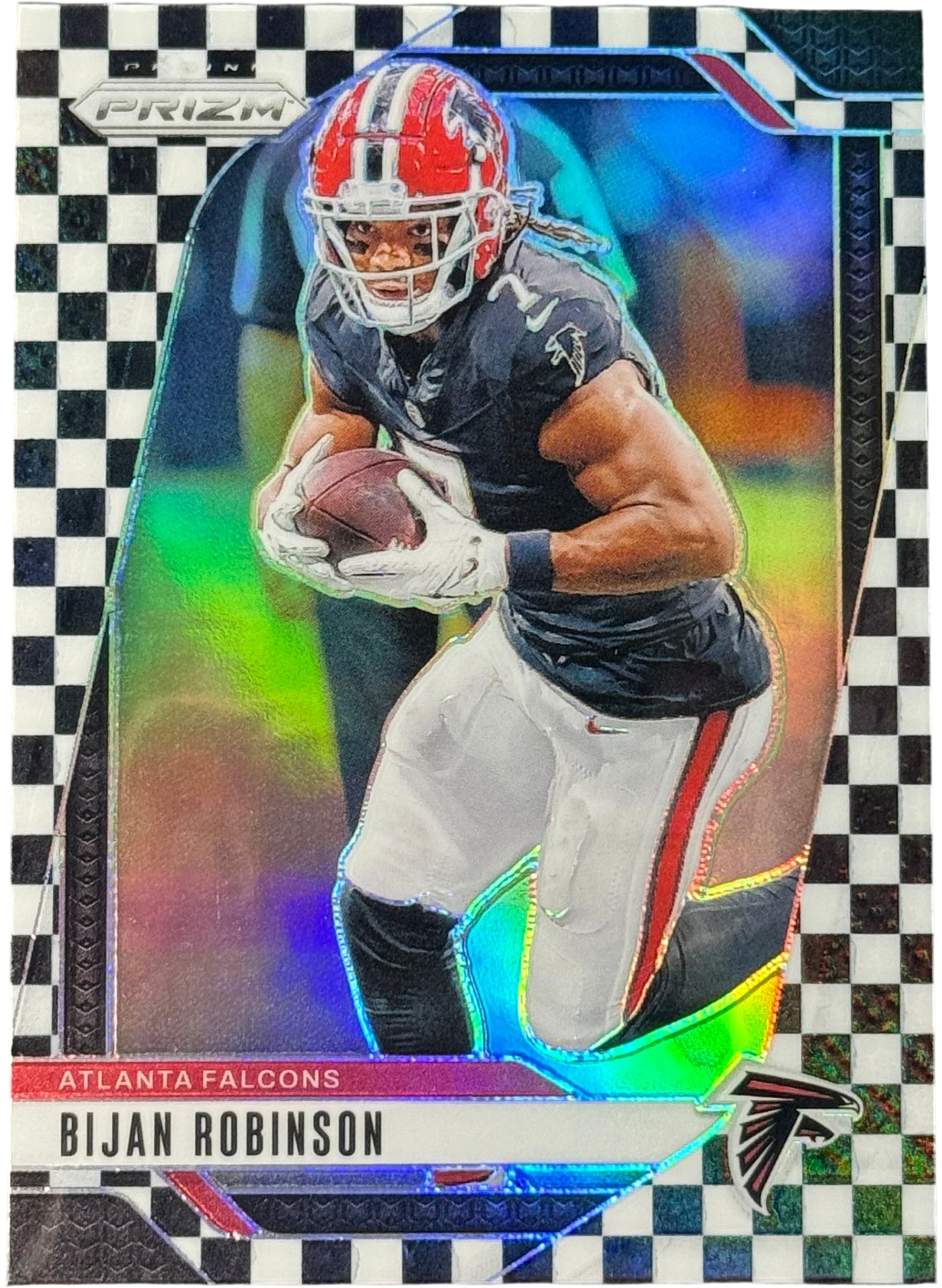 2024 Panini Prizm Bijan Robinson Black & White Checker Prizm #11