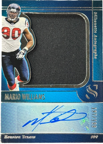 2025 Panini Silhouette Mario Williams Patch Auto /199 #SA-MWS