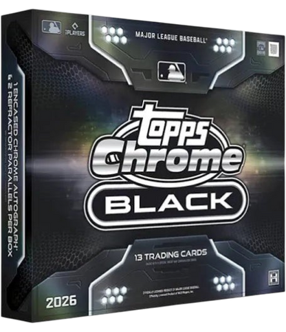 2026 Topps Chrome Black Baseball Hobby Box