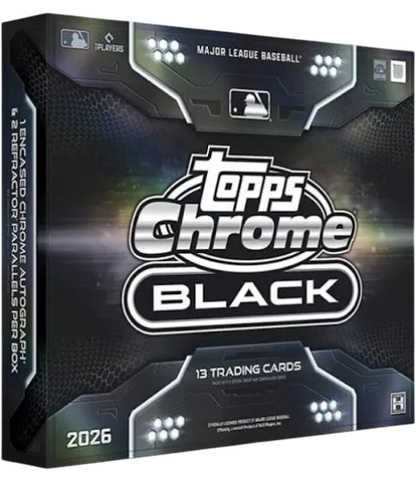 2026 Topps Chrome Black Baseball Hobby Box