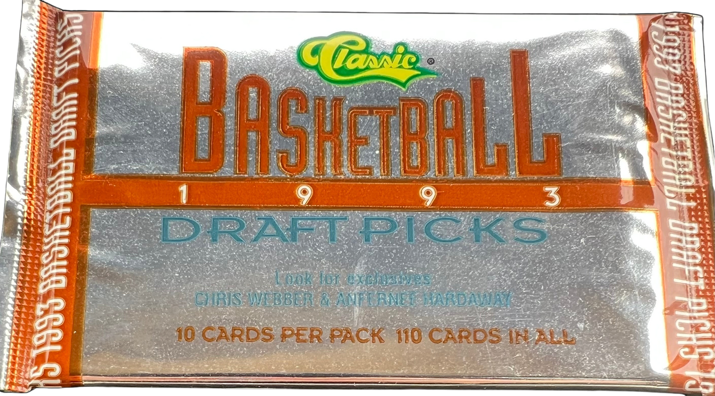 1993 Classic Basketball Draft Picks Pack