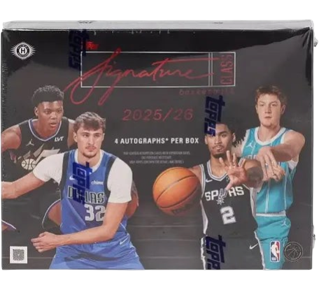 2025-26 Topps Signature Class Basketball Jumbo Box