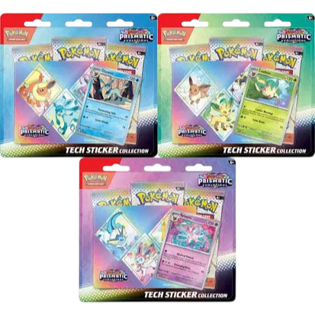Prismatic Evolutions Tech Sticker Collection