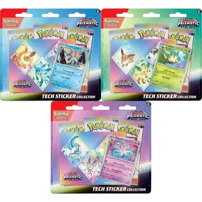 Prismatic Evolutions Tech Sticker Collection