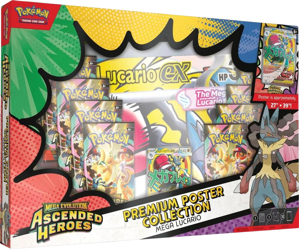 Premium Poster Collection: Mega Lucario - ME: Ascended Heroes (ASC)