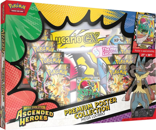 Premium Poster Collection: Mega Lucario - ME: Ascended Heroes (ASC)