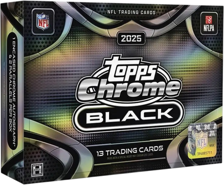 2025 Topps Chrome Black Football Hobby Box