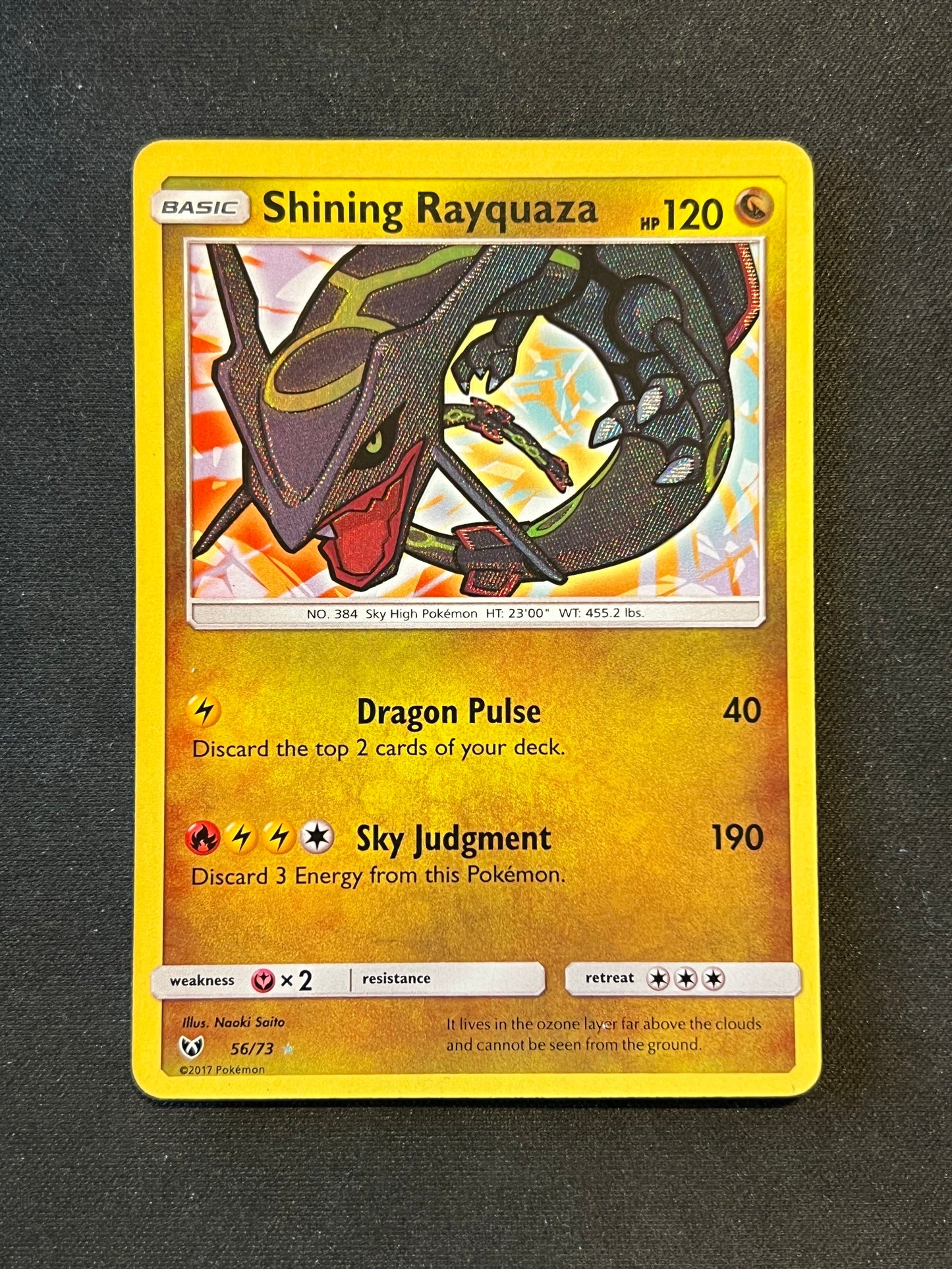 Shining Rayquaza - Shining Legends (SHL) NM Pokemon