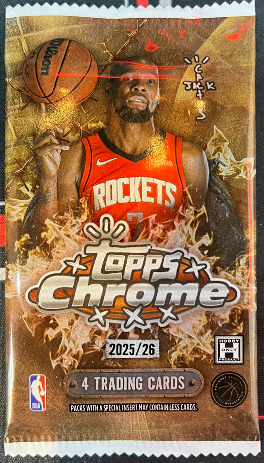 2025-26 Topps Chrome Cactus Jack Basketball Hobby Pack