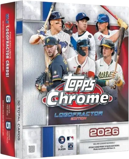 2026 Topps Chrome Baseball Logofractor Edition Box