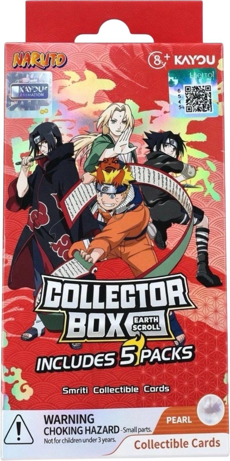 Kayou Naruto Collector Box Earth Scroll Smriti Collectible Cards