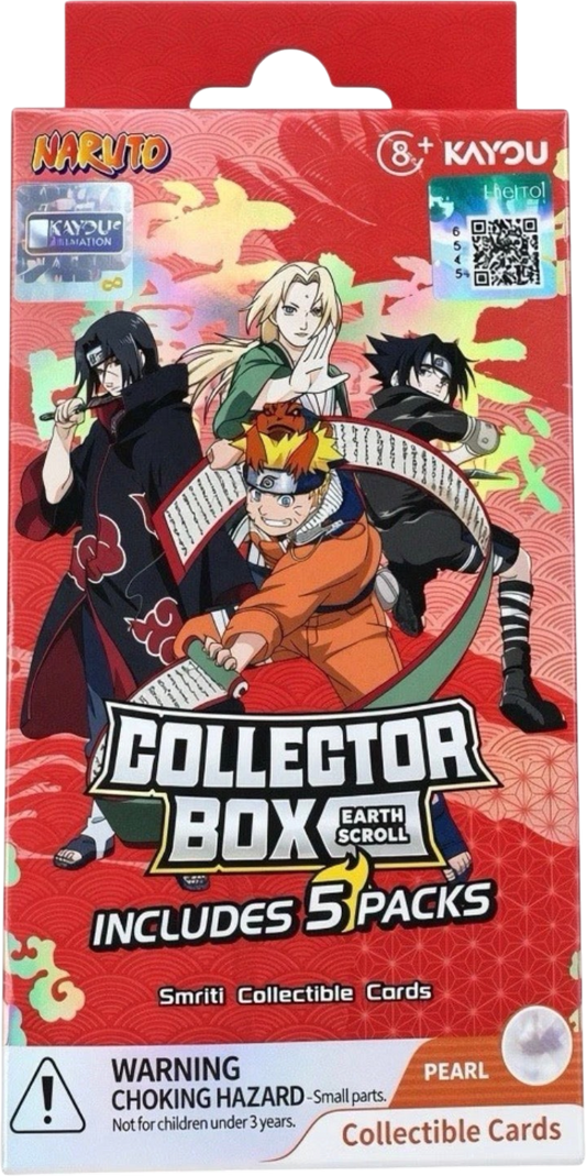 Kayou Naruto Collector Box Earth Scroll Smriti Collectible Cards