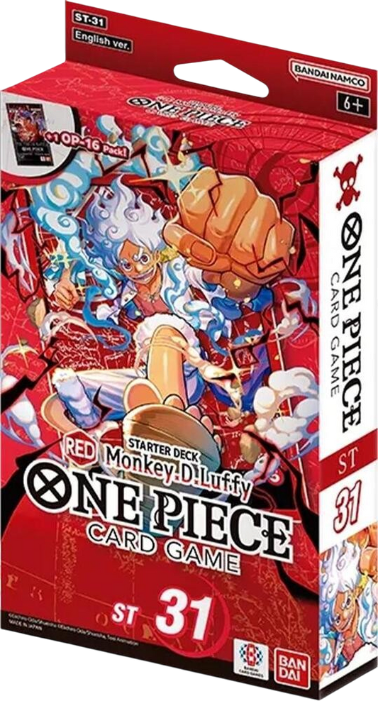 One Piece Starter Deck 31: RED Monkey.D.Luffy - Starter Deck 31: RED Monkey.D.Luffy (ST-31)