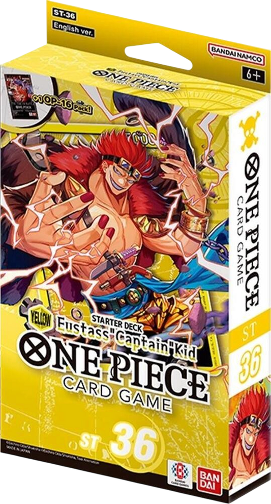 One Piece Starter Deck 36: YELLOW Eustass”Captain”Kid - Starter Deck 36: YELLOW Eustass"Captain"Kid (ST-36)