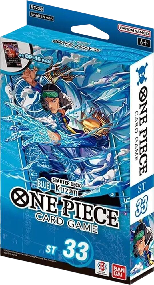 One Piece Starter Deck 33: BLUE Kuzan - Starter Deck 33: BLUE Kuzan (ST-33)
