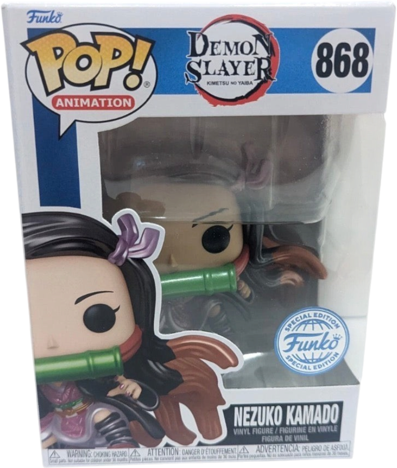 Funko Pop Demon Slayer Nezuko Kamado Metallic #868 Funko Special Edition