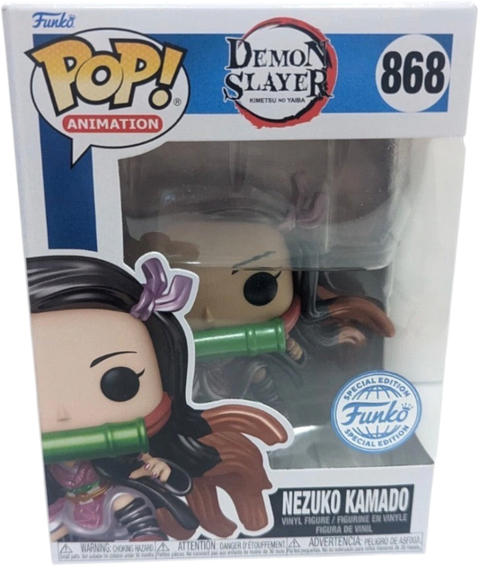 Funko Pop Demon Slayer Nezuko Kamado Metallic #868 Funko Special Edition