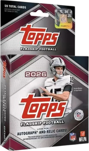 2026 Topps Flagship NFL Trading Card Hanger Box