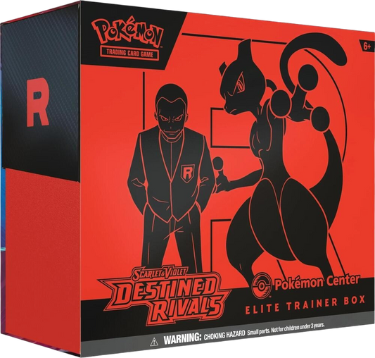 Destined Rivals Pokemon Center Elite Trainer Box (Exclusive) - SV10: Destined Rivals (DRI)