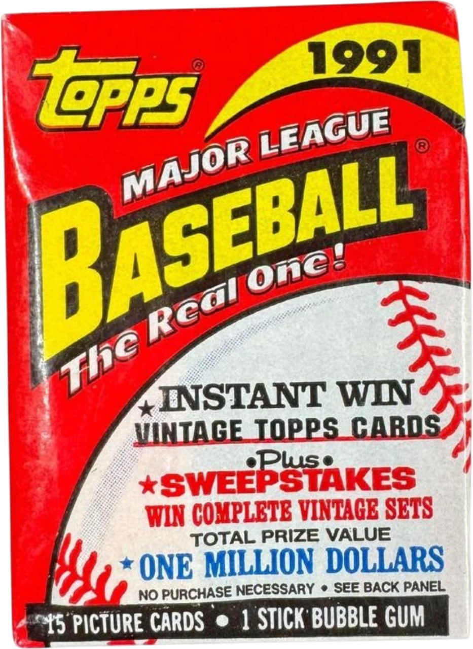 1991 Topps Baseball Wax Pack