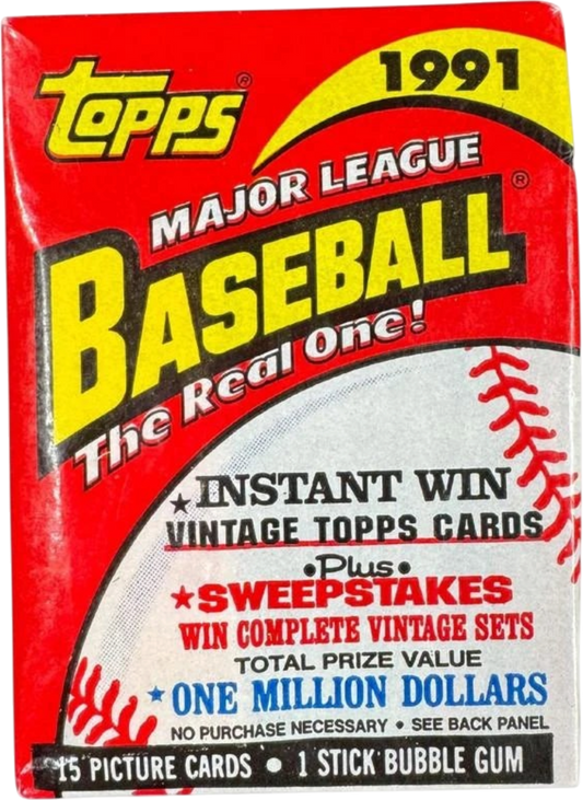 1991 Topps Baseball Wax Pack